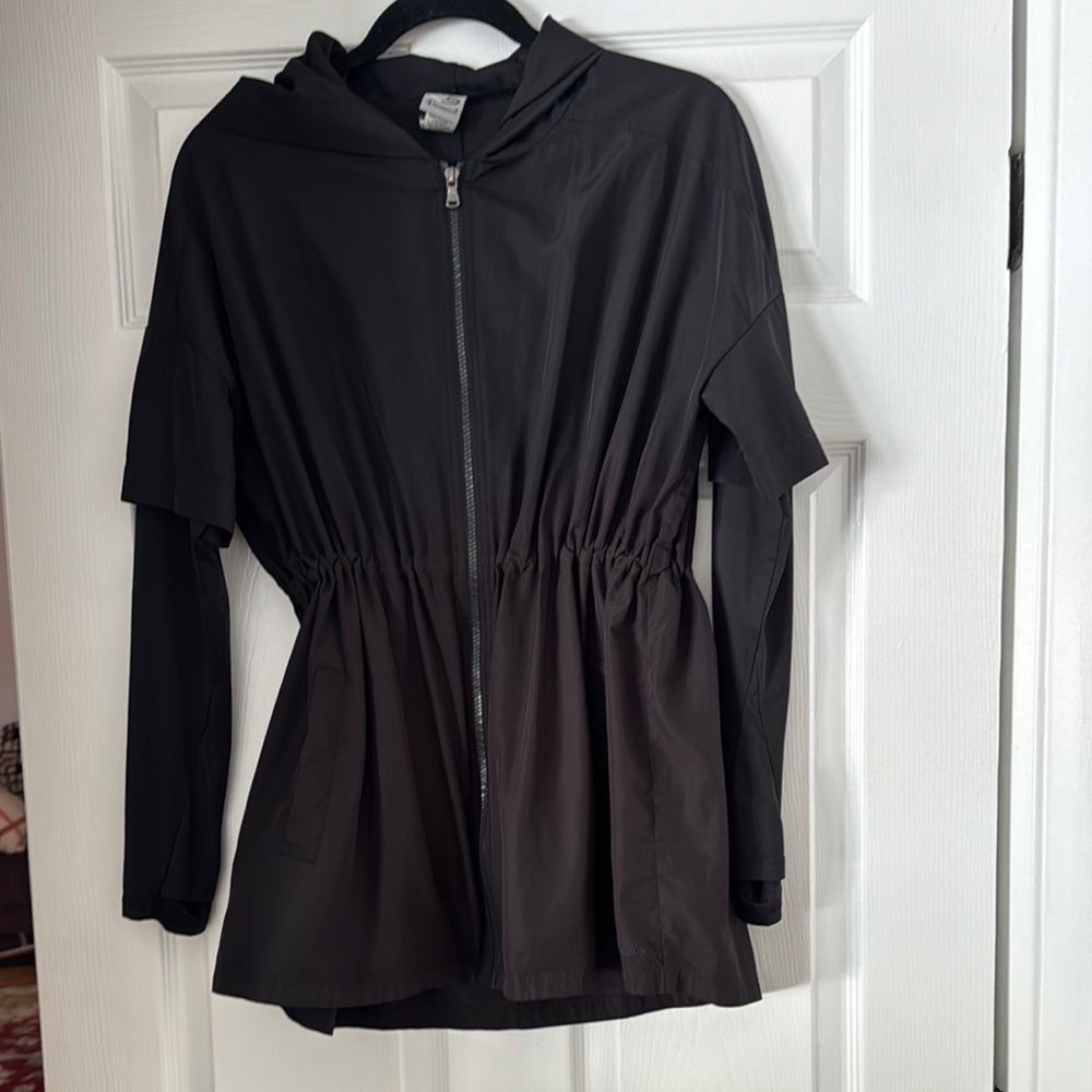 Champion Black Hooded Women's Jacket size s